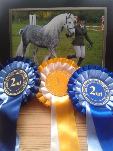 Lunan & his rosettes Blankney show 2014